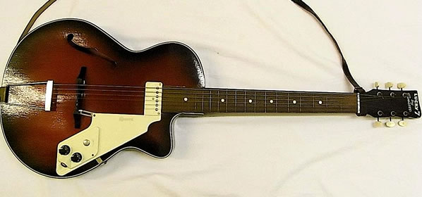 Riskeren Jurassic Park Net zo My First Guitar: Egmond Lucky 7 Semi-Acoustic | Guitar Jar